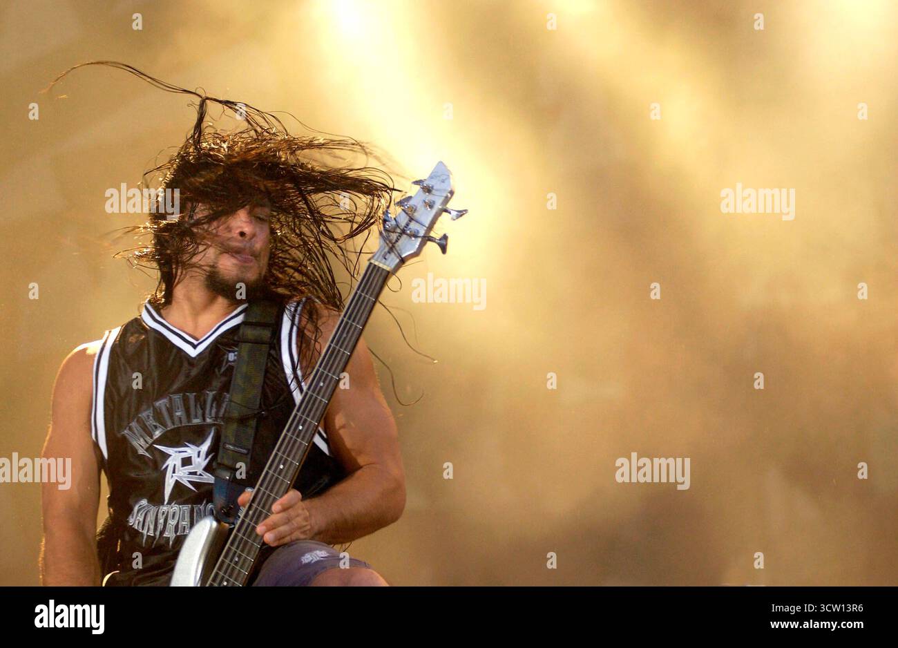 Metallica à la RDS Arena, Dublin, 20 août 2003 Banque D'Images