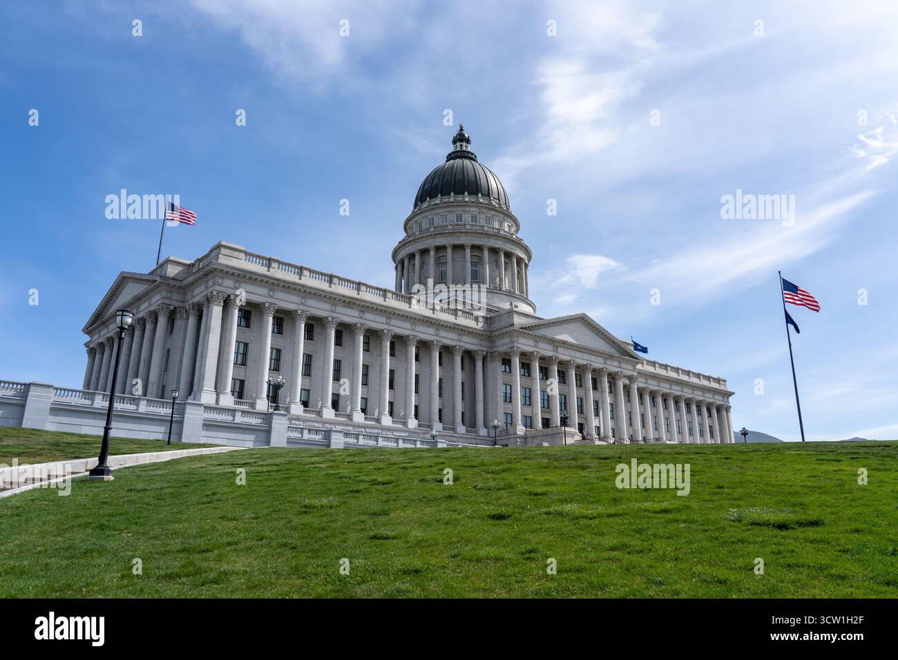 Capitole de l'État de l'Utah sur Capitol Hill à Salt Lake City, États-Unis. Banque D'Images