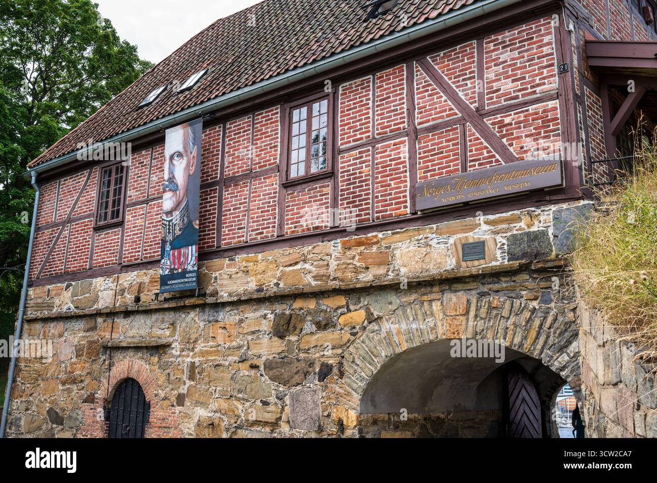 Musée de la résistance norvégienne également connu sous le nom de Musée norvégien du Front intérieur situé dans la forteresse d'Akershus dans le centre d'Oslo, Norvège, Europe du Nord Banque D'Images
