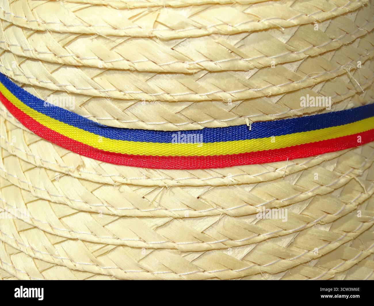 Chapeau traditionnel (clop) du comté de Maramures, Roumanie Banque D'Images