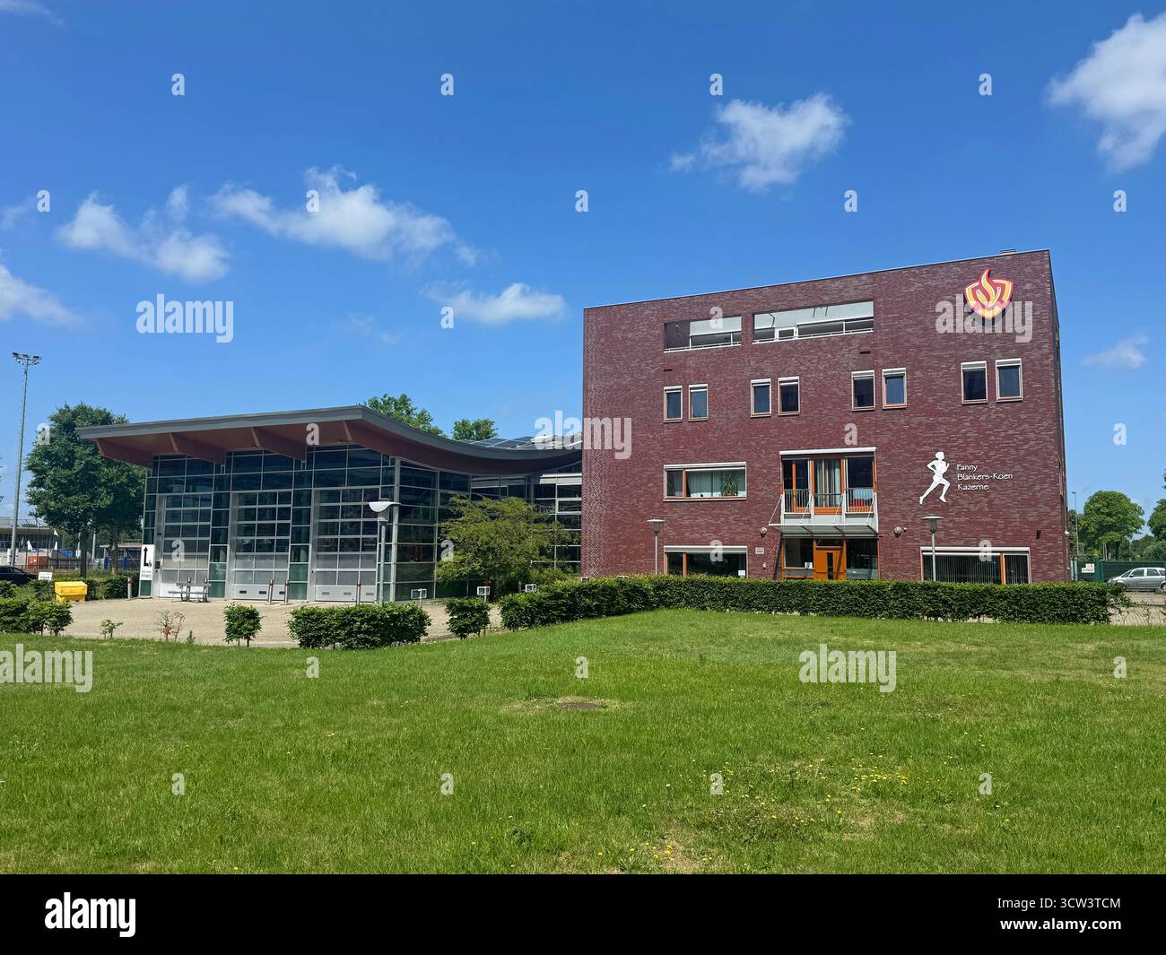 Caserne de pompiers, Amsterdam, pays-Bas, Fanny Blankers Koen Kazerne, Amsterdam-Amstelland, services d'urgence, pompiers, sécurité publique, fusillade Banque D'Images