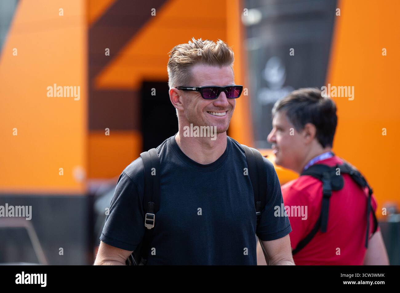 GP de Hongrie F1 2025 le 3 août 2025 à Budapest, Hongrie - pilote de formule 1 Nico Hulkenberg pour Sauber Banque D'Images