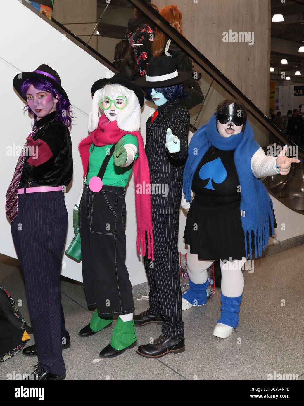 New York, New York, États-Unis. 9th Oct. 2025. Les cosplayers assistent à la New York Comic Con 2025 au Javitz Center de New York. Crédit : Greg Allen/Alamy Live News. Banque D'Images