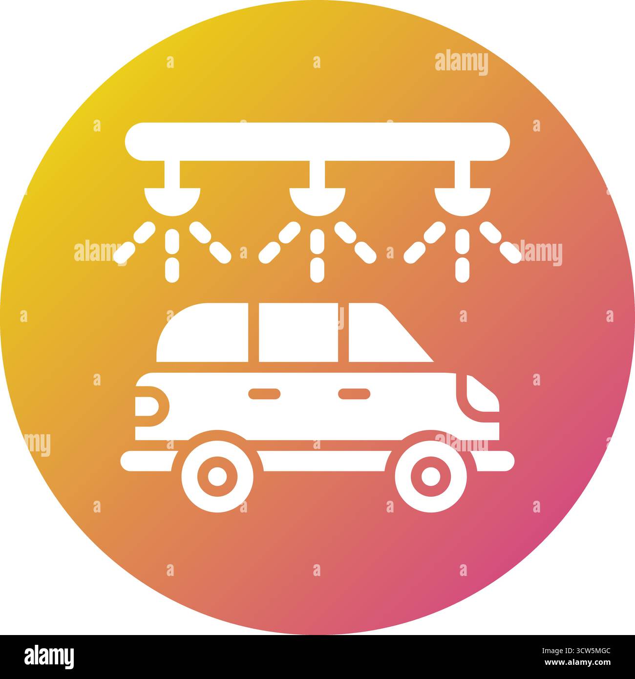 Illustration de conception d'icône de vecteur de lavage de voiture Illustration de Vecteur
