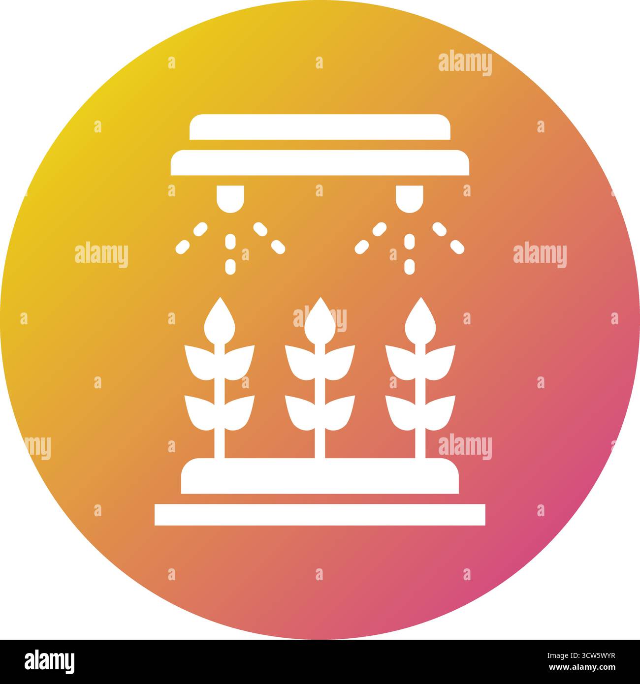 Illustration de conception d'icône vectorielle d'arroseur Illustration de Vecteur