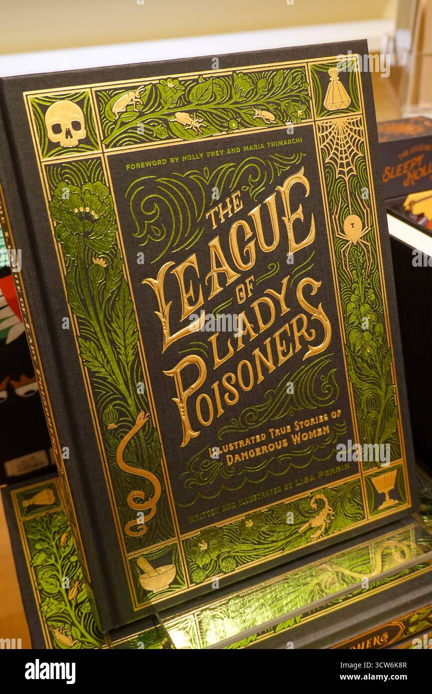 Exposition de la boutique de cadeaux à la Morgan Library & Museum de New York, USA 2025 Banque D'Images