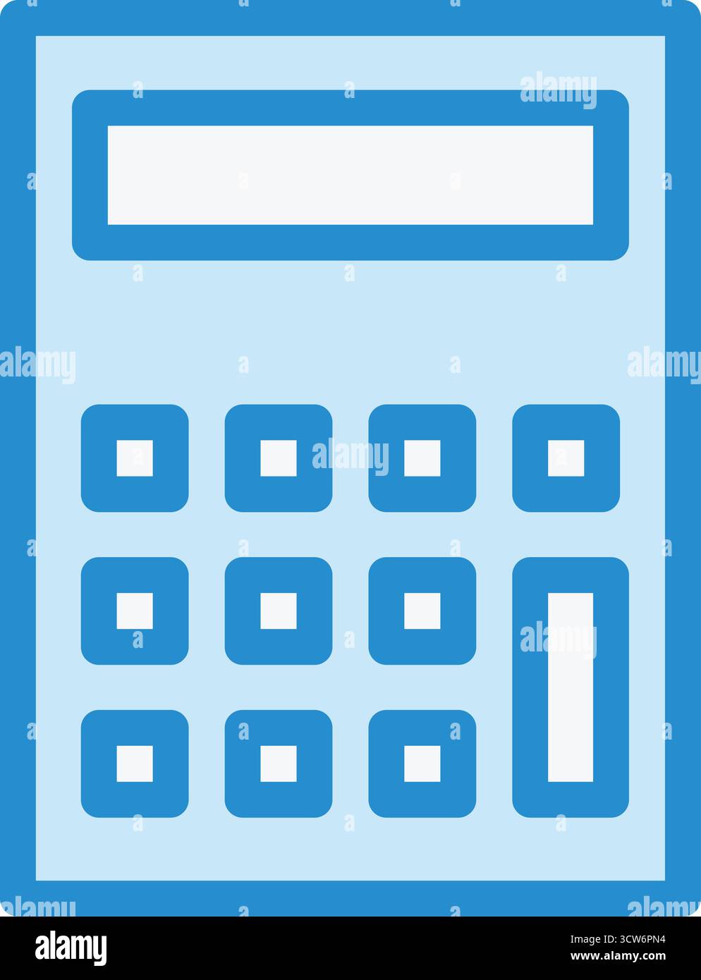 Illustration de la conception de l'icône du vecteur de la calculatrice Illustration de Vecteur