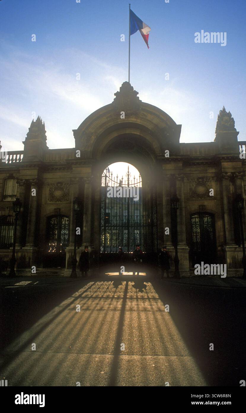 Palais de L'Elysée Paris France Banque D'Images