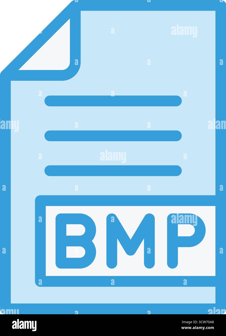 Illustration de conception d'icône vectorielle BMP Illustration de Vecteur