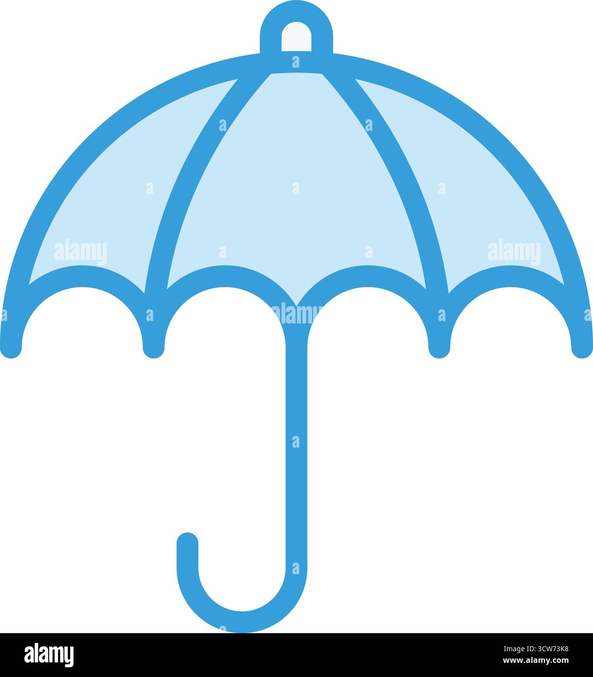 Illustration de la conception de l'icône du vecteur parapluie Illustration de Vecteur