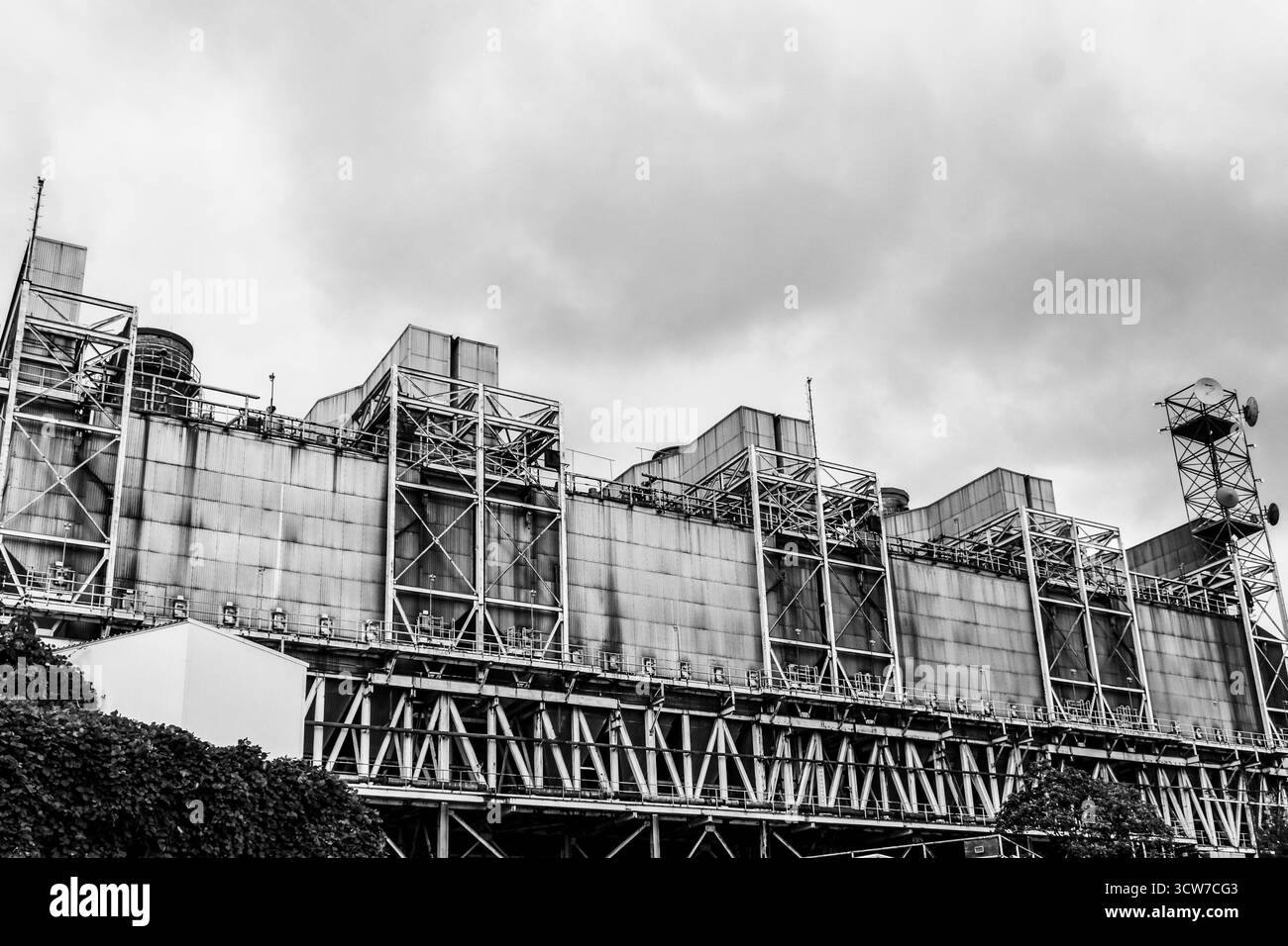 Centrale abandonnée du fleuve Potomac. Alexandria, Virginie. Oct. 2025. Banque D'Images