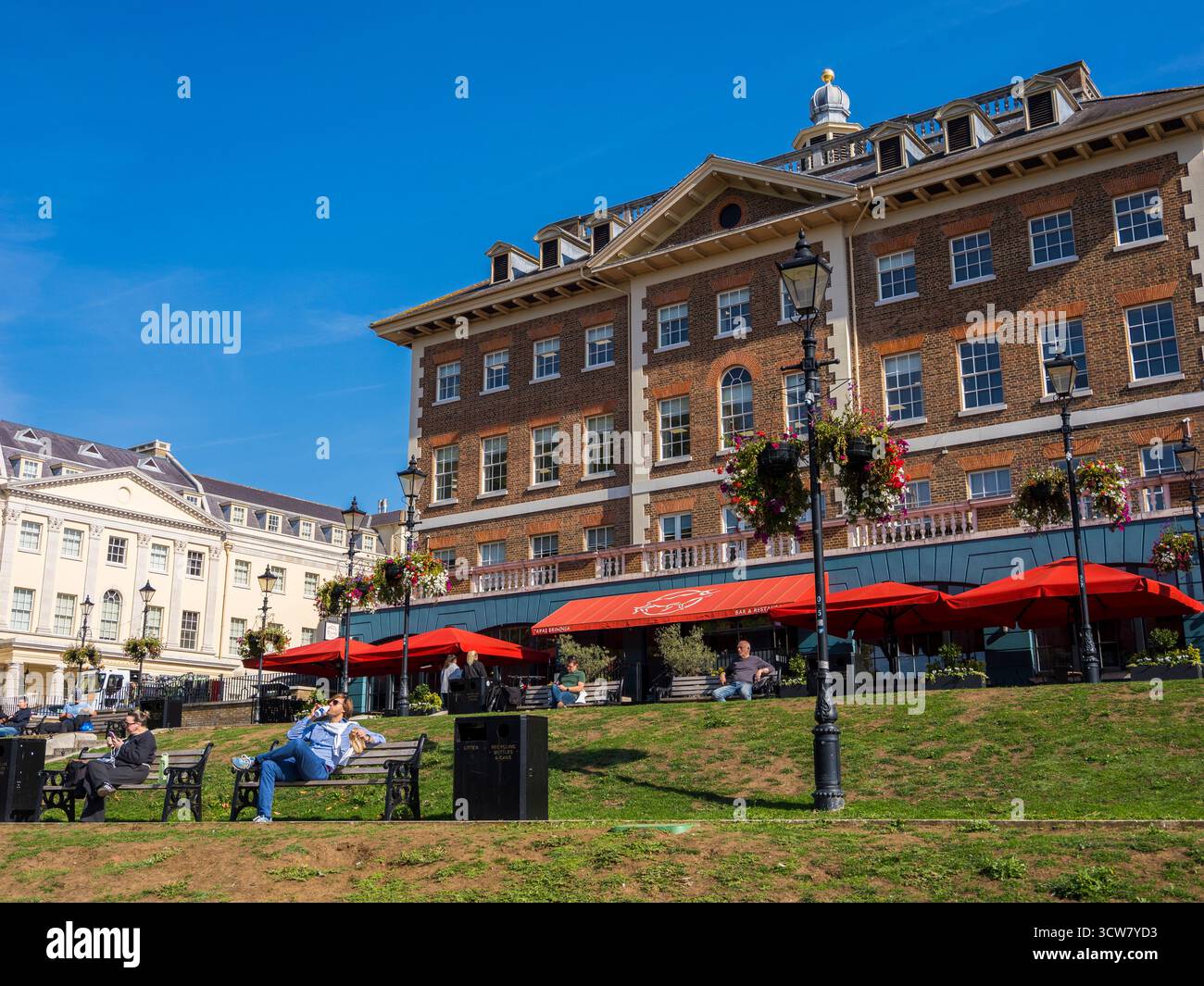 Richmond Riverside et Tapas Brindisa Richmond, Richmond, Londres, Angleterre, Royaume-Uni, GB. Banque D'Images