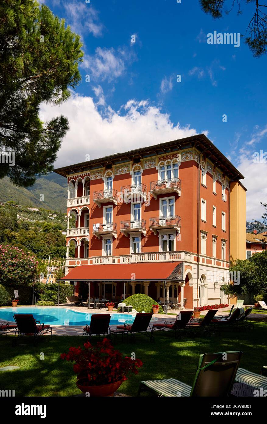 Hotel Milano Toscolano Italie Banque D'Images