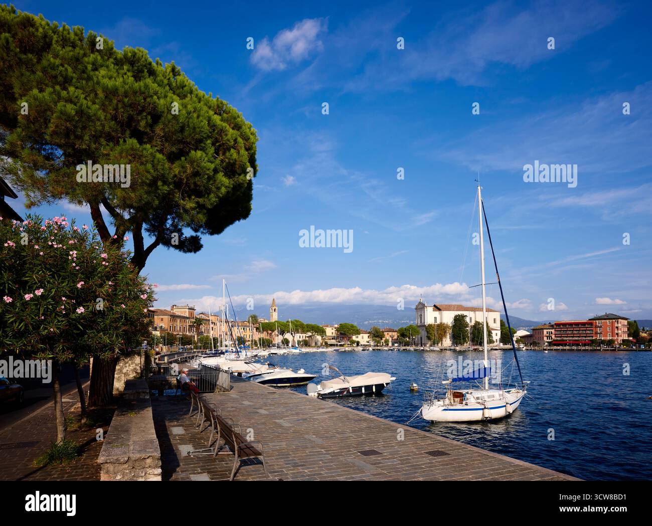 Port de Toscolano Italie Banque D'Images