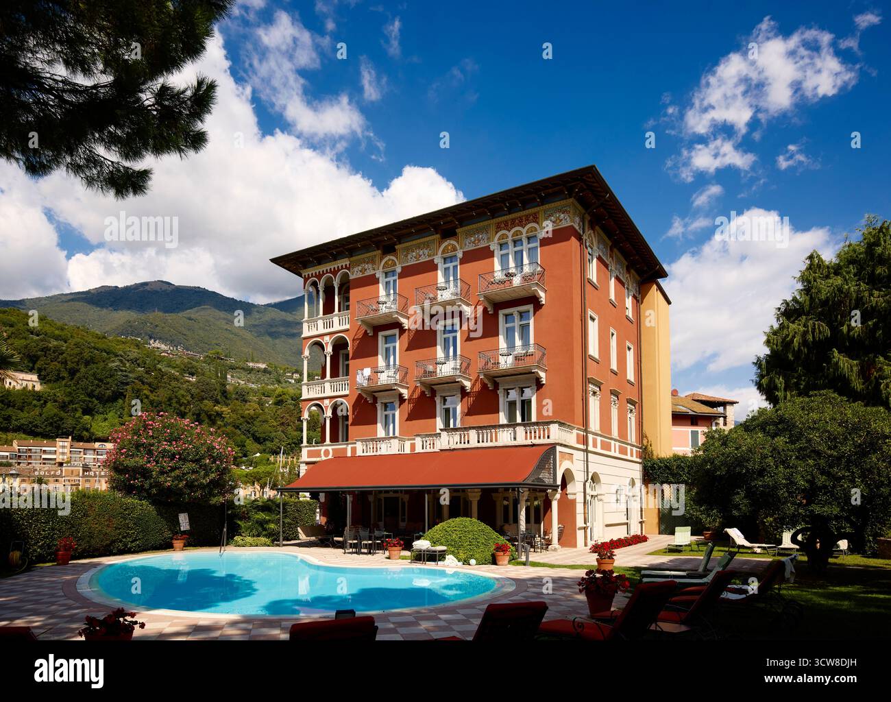 Hotel Milano Toscolano Italie Banque D'Images