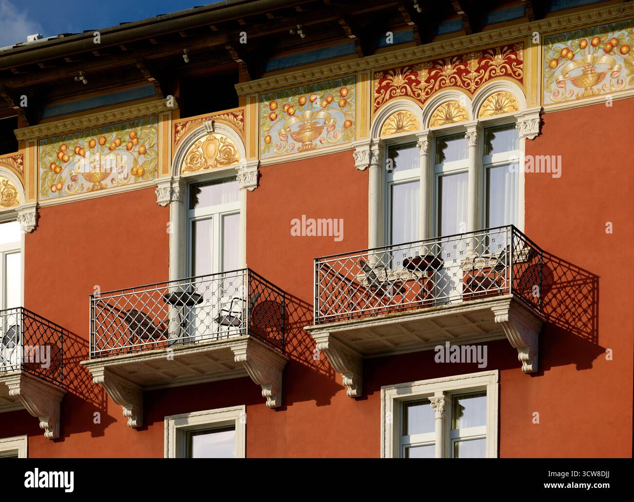 Hotel Milano Toscolano Italie Banque D'Images
