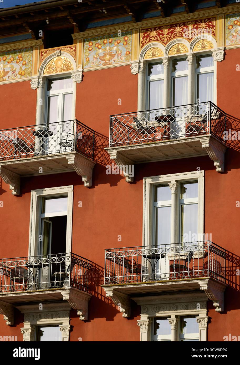 Hotel Milano Toscolano Italie Banque D'Images