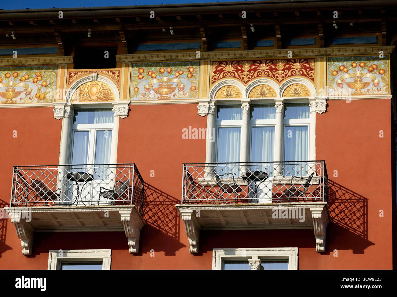 Hotel Milano Toscolano Italie Banque D'Images