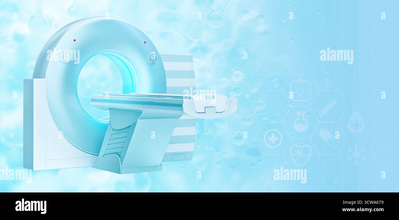 Imagerie médicale, illustration. Banque D'Images