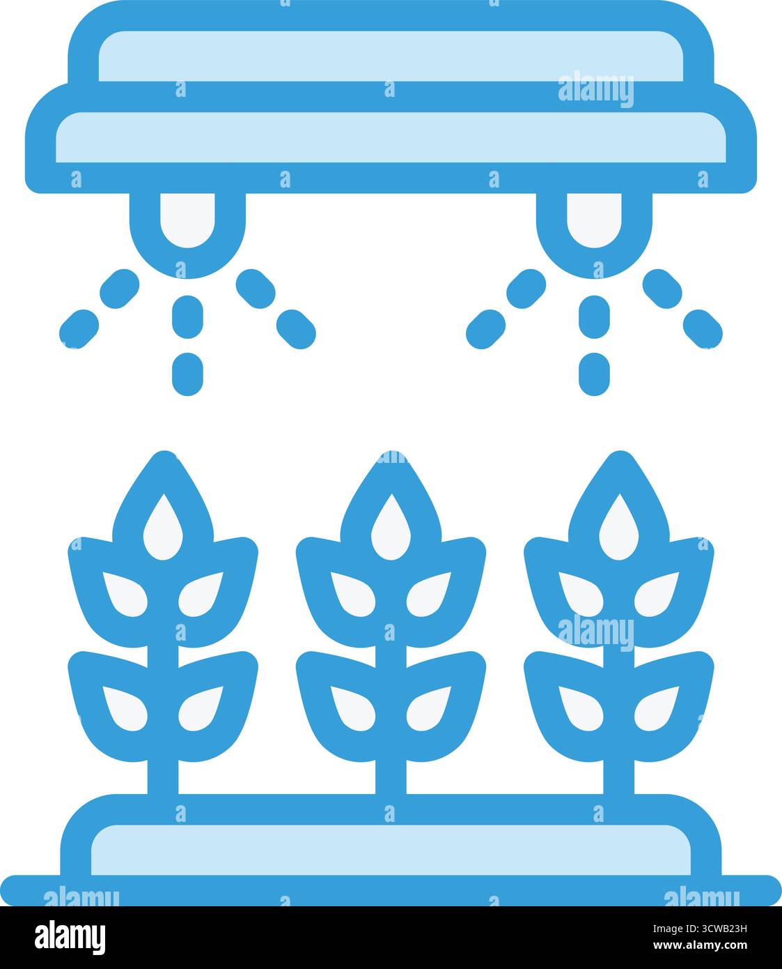 Illustration de conception d'icône vectorielle d'arroseur Illustration de Vecteur