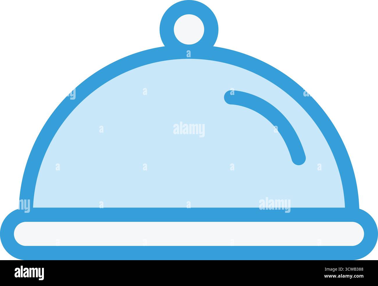 Illustration de conception d'icône de vecteur de plateau alimentaire Illustration de Vecteur