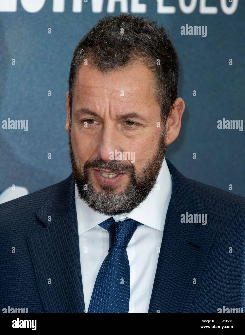 10 octobre 2025, Londres, Angleterre, Royaume-Uni - Adam Sandler assiste à la première de Jay Kelly, BFI London film Festival 2025, Royal Festival Hall Banque D'Images