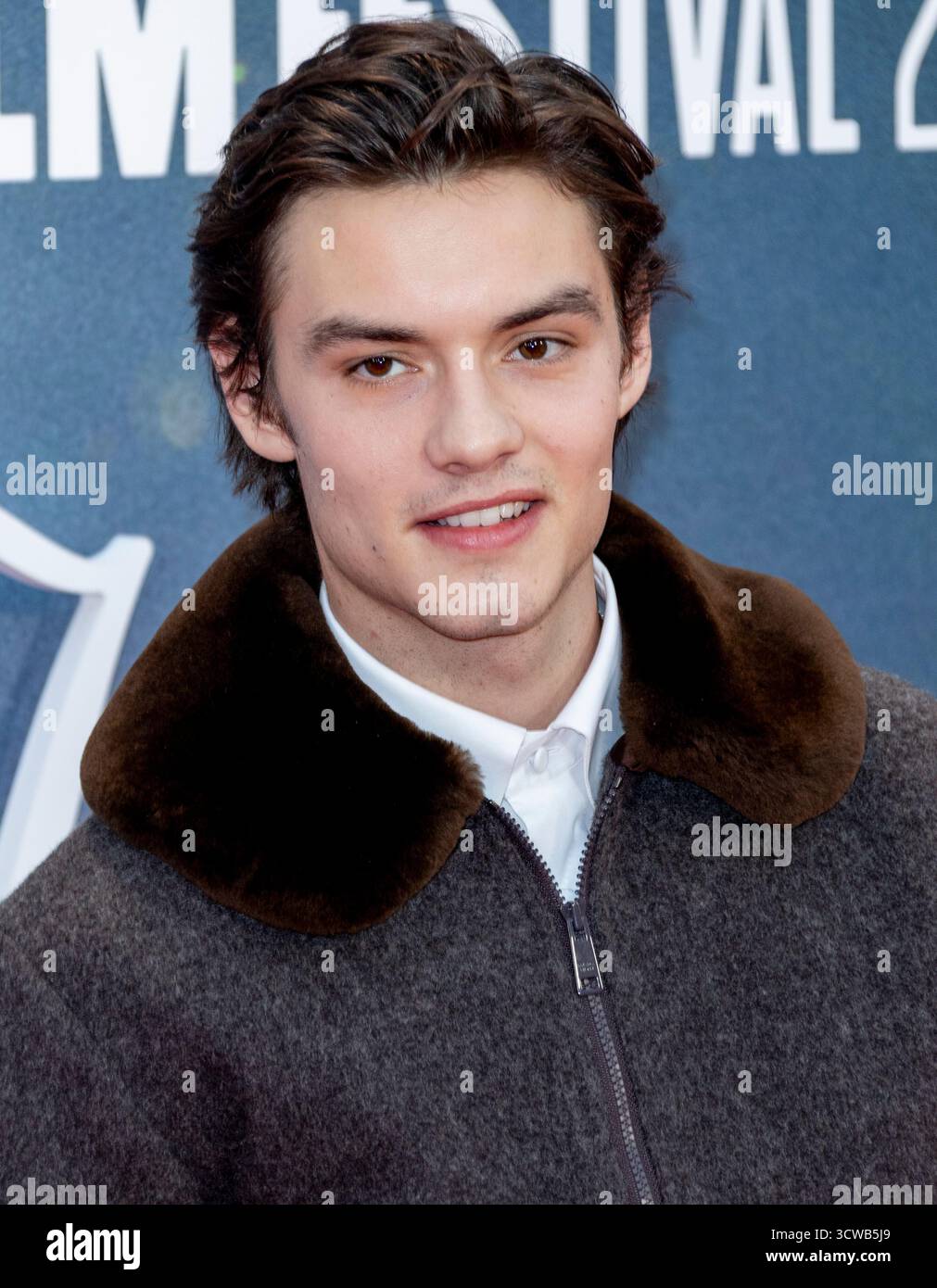 10 octobre 2025, Londres, Angleterre, Royaume-Uni - Louis Partridge assiste à la première de Jay Kelly, BFI London film Festival 2025, Royal Festival Hall Banque D'Images