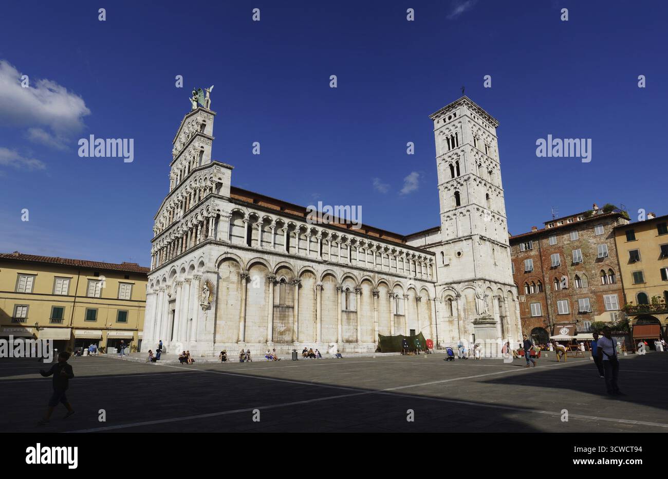San Michele, Lucques, Toscane, Italie Banque D'Images
