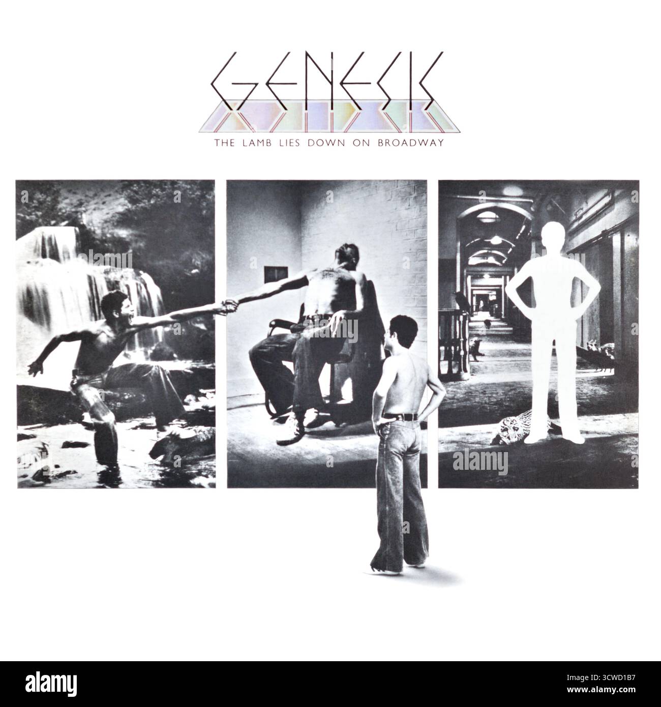 Genesis - The Lamb Lies Down on Broadway - couverture de l'album vinyle -1974 Banque D'Images