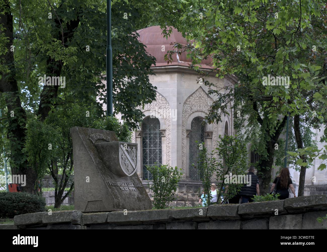 Bosnie-Herzégovine, Bihać (Mun.), Bihać : Turbe – Mausolée ('Mauzolej') Banque D'Images