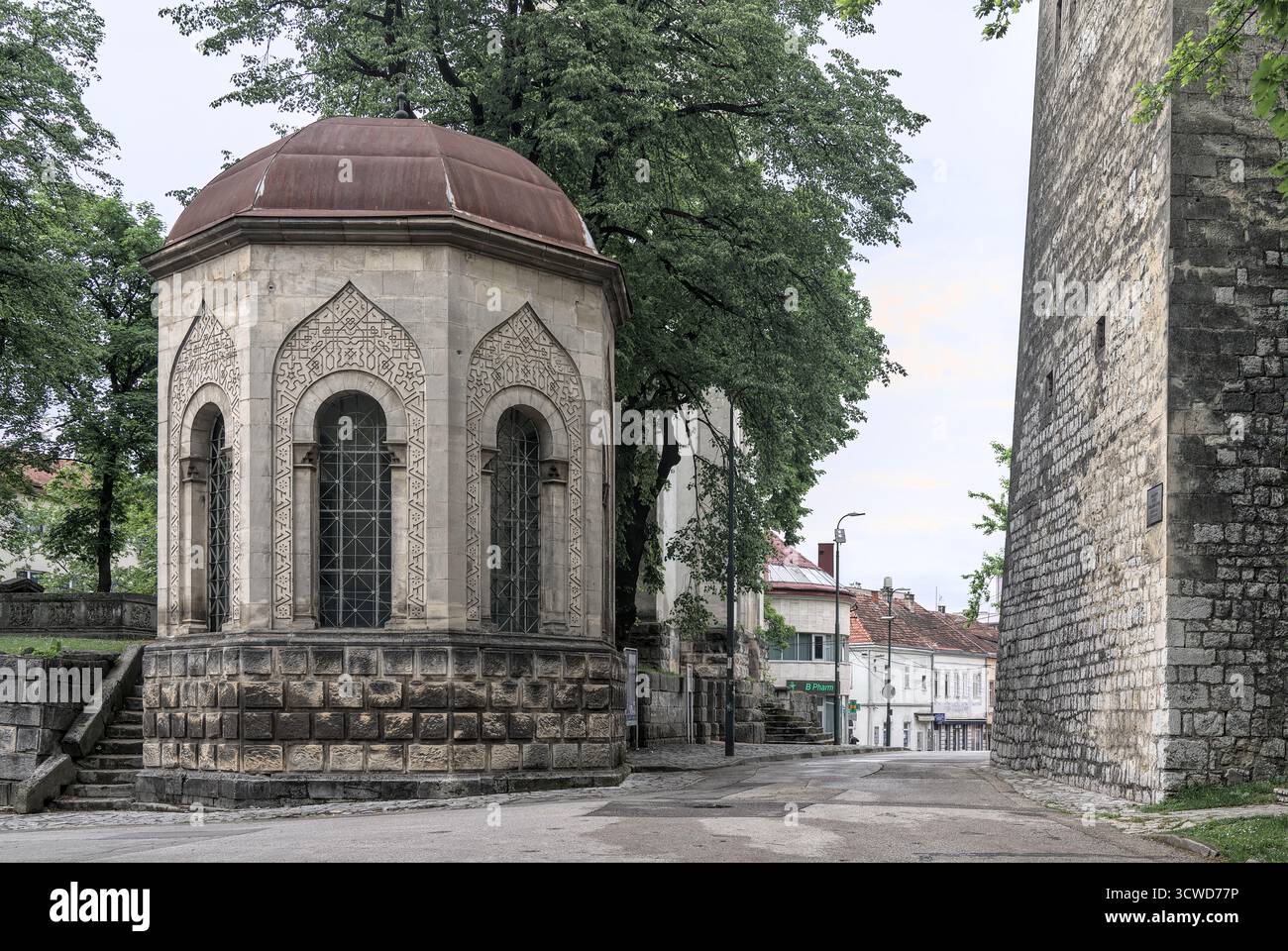 Bosnie-Herzégovine, Bihać (Mun.), Bihać : Turbe – Mausolée ('Mauzolej') Banque D'Images