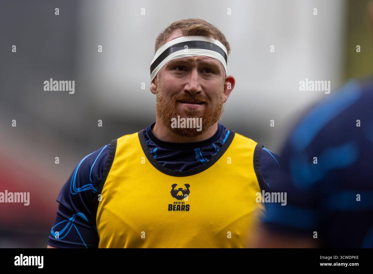 Bristol Bear’s Jake Woolmore Gallagher Prem Rugby match at Ashton Gate, Bristol Bears v Exeter Chiefs Ashton Gate Stadium Bristol Martin Edwards/Alamy Live News Saturday11,octobre,2025Ashton Gate Stadium,Copyright Martin Edwards tous droits réservés. Image protégée par les lois internationales sur les droits d'auteur Banque D'Images
