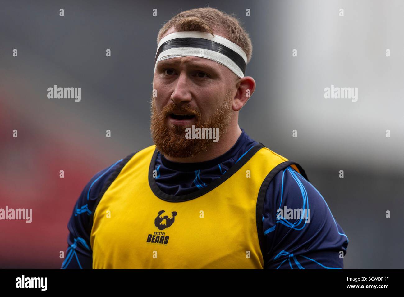 Bristol Bear’s Jake Woolmore Gallagher Prem Rugby match at Ashton Gate, Bristol Bears v Exeter Chiefs Ashton Gate Stadium Bristol Martin Edwards/Alamy Live News Saturday11,octobre,2025Ashton Gate Stadium,Copyright Martin Edwards tous droits réservés. Image protégée par les lois internationales sur les droits d'auteur Banque D'Images