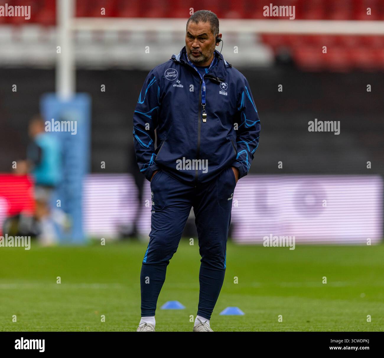 Gallagher Prem Rugby match at Ashton Gate, Bristol Bristol Bears v Exeter Chiefs Ashton Gate Stadium Bristol Martin Edwards/Alamy Live News Saturday11,octobre,2025Ashton Gate Stadium,Copyright Martin Edwards tous droits réservés. Image protégée par les lois internationales sur les droits d'auteur Banque D'Images