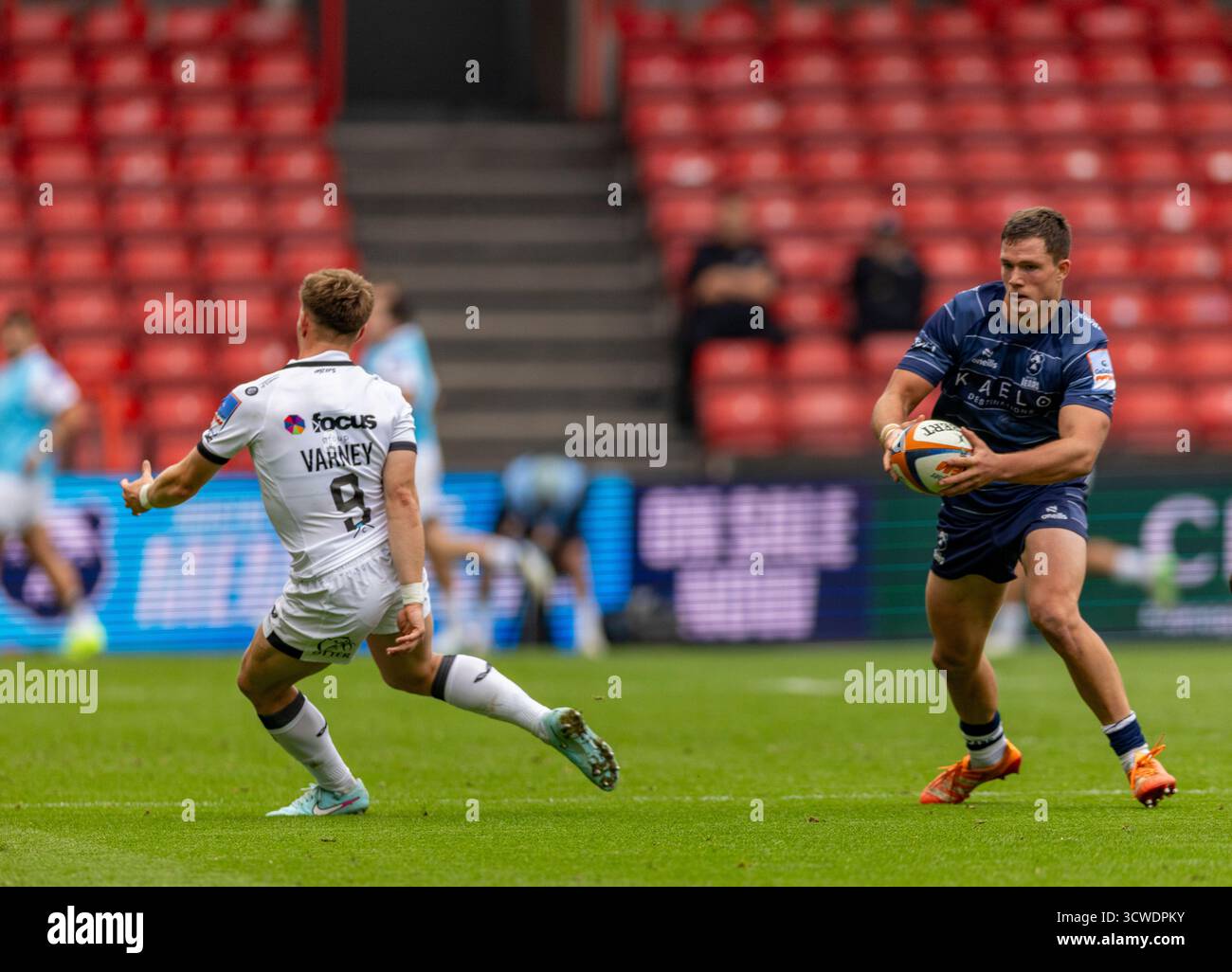 Gallagher Prem Rugby match at Ashton Gate, Bristol Bristol Bears v Exeter Chiefs Ashton Gate Stadium Bristol Martin Edwards/Alamy Live News Saturday11,octobre,2025Ashton Gate Stadium,Copyright Martin Edwards tous droits réservés. Image protégée par les lois internationales sur les droits d'auteur Banque D'Images