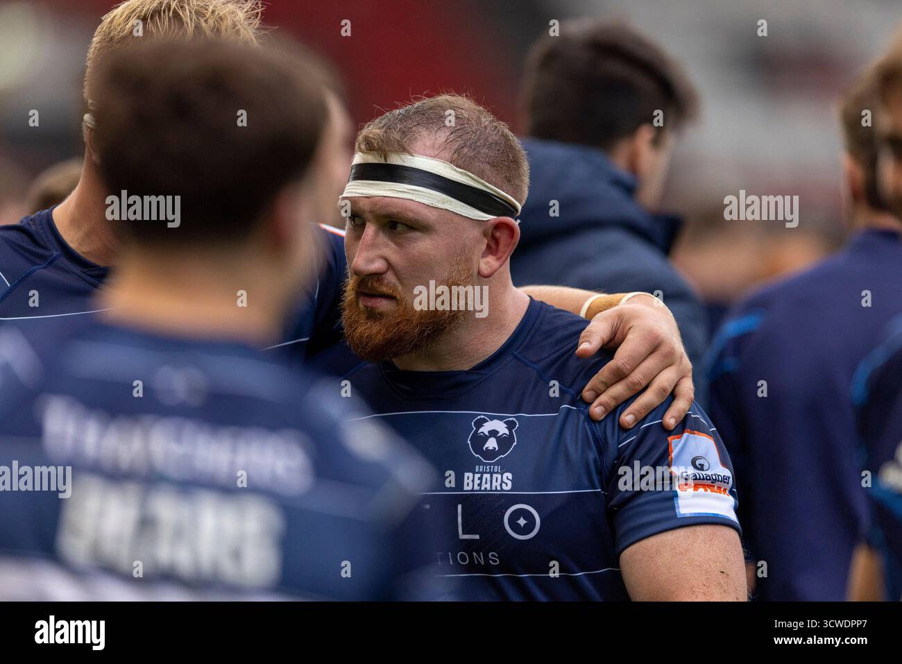 Gallagher Prem Rugby match at Ashton Gate, Bristol Bristol Bears v Exeter Chiefs Ashton Gate Stadium Bristol Martin Edwards/Alamy Live News Saturday11,octobre,2025Ashton Gate Stadium,Copyright Martin Edwards tous droits réservés. Image protégée par les lois internationales sur les droits d'auteur Banque D'Images