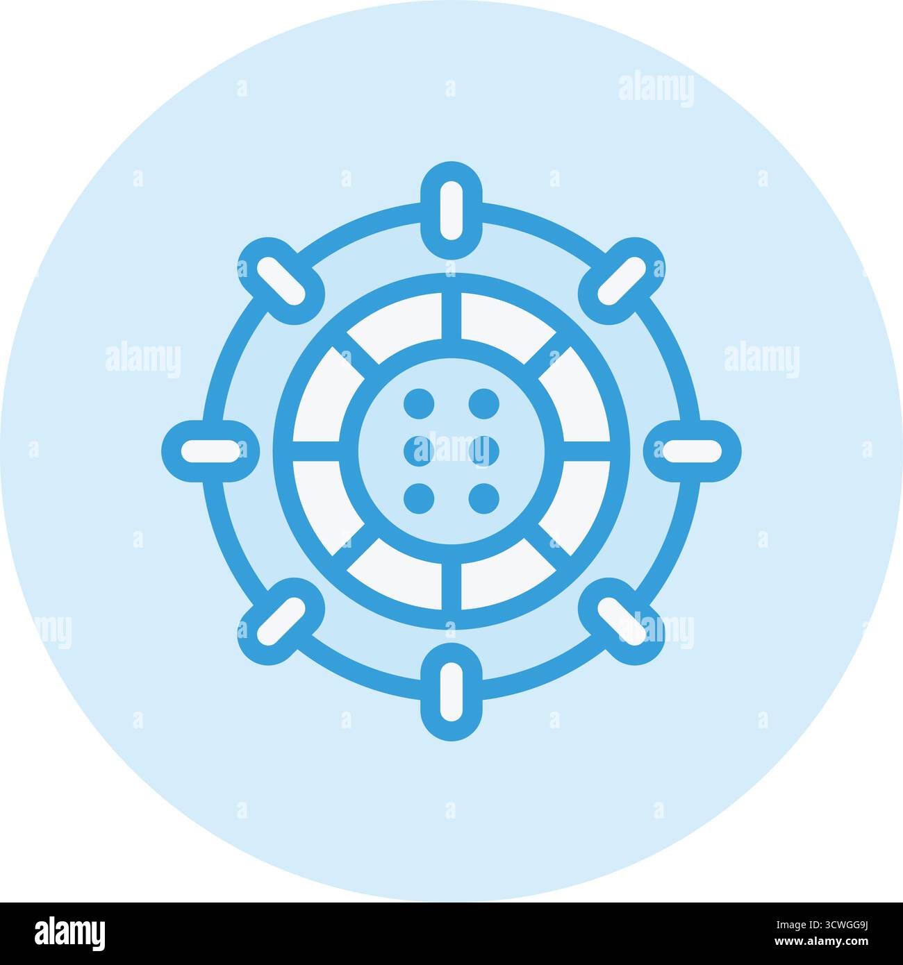 Illustration de conception d'icône vectorielle Stargate Illustration de Vecteur