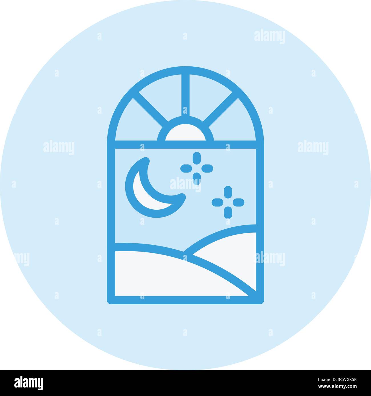 Illustration de conception d'icône de vecteur de fenêtre Illustration de Vecteur