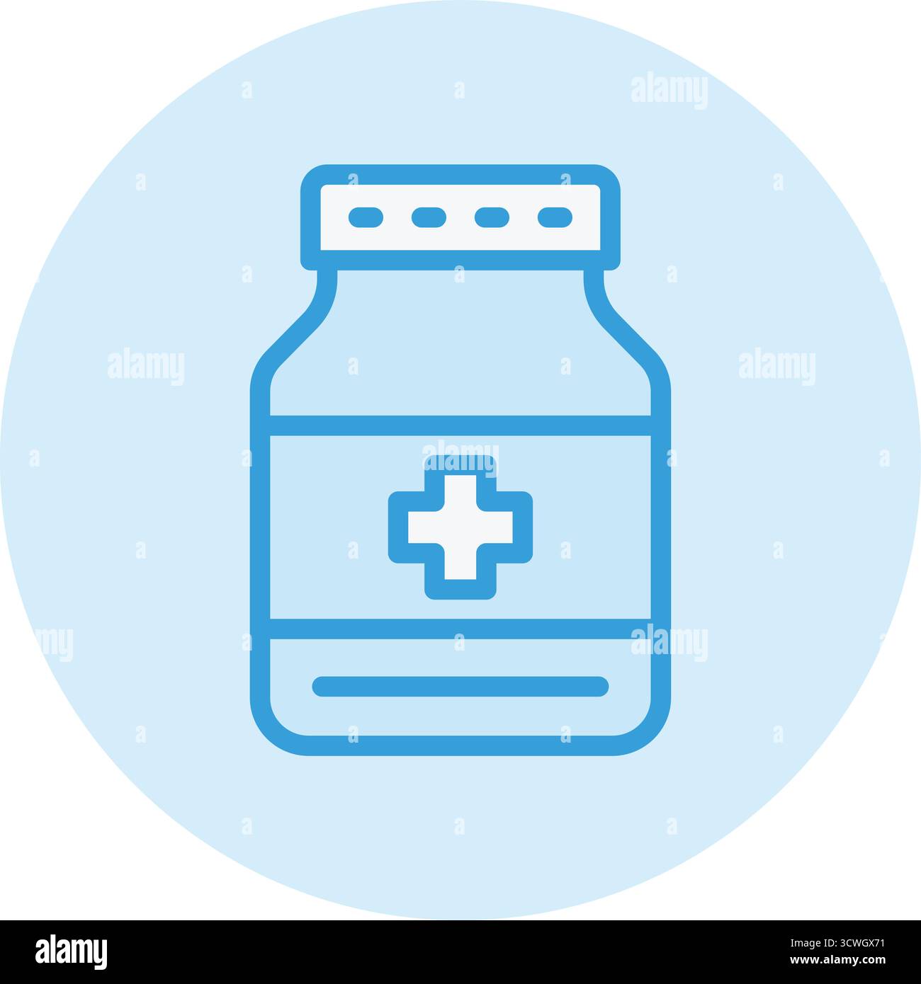 Illustration de conception d'icône de vecteur de médecine Illustration de Vecteur