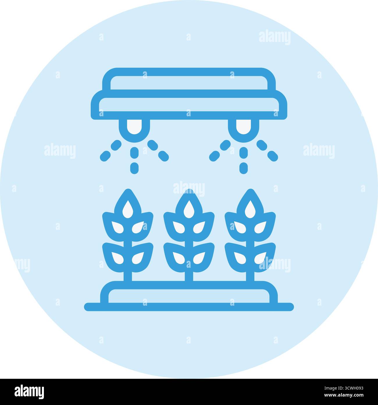 Illustration de conception d'icône vectorielle d'arroseur Illustration de Vecteur