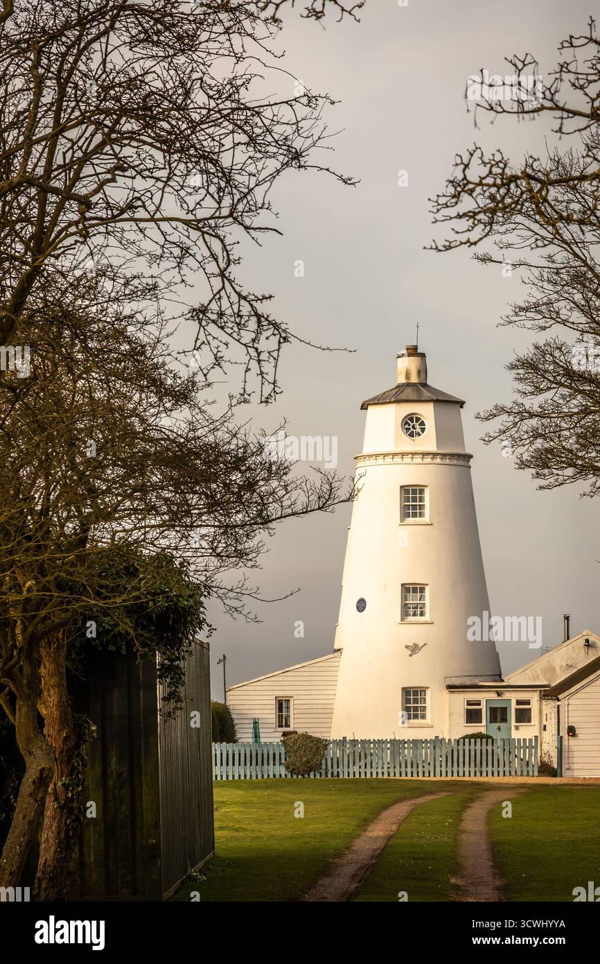 Phare Sir Peter Scott, Sutton Bridge, Lincolnshire, Angleterre, Royaume-Uni Banque D'Images