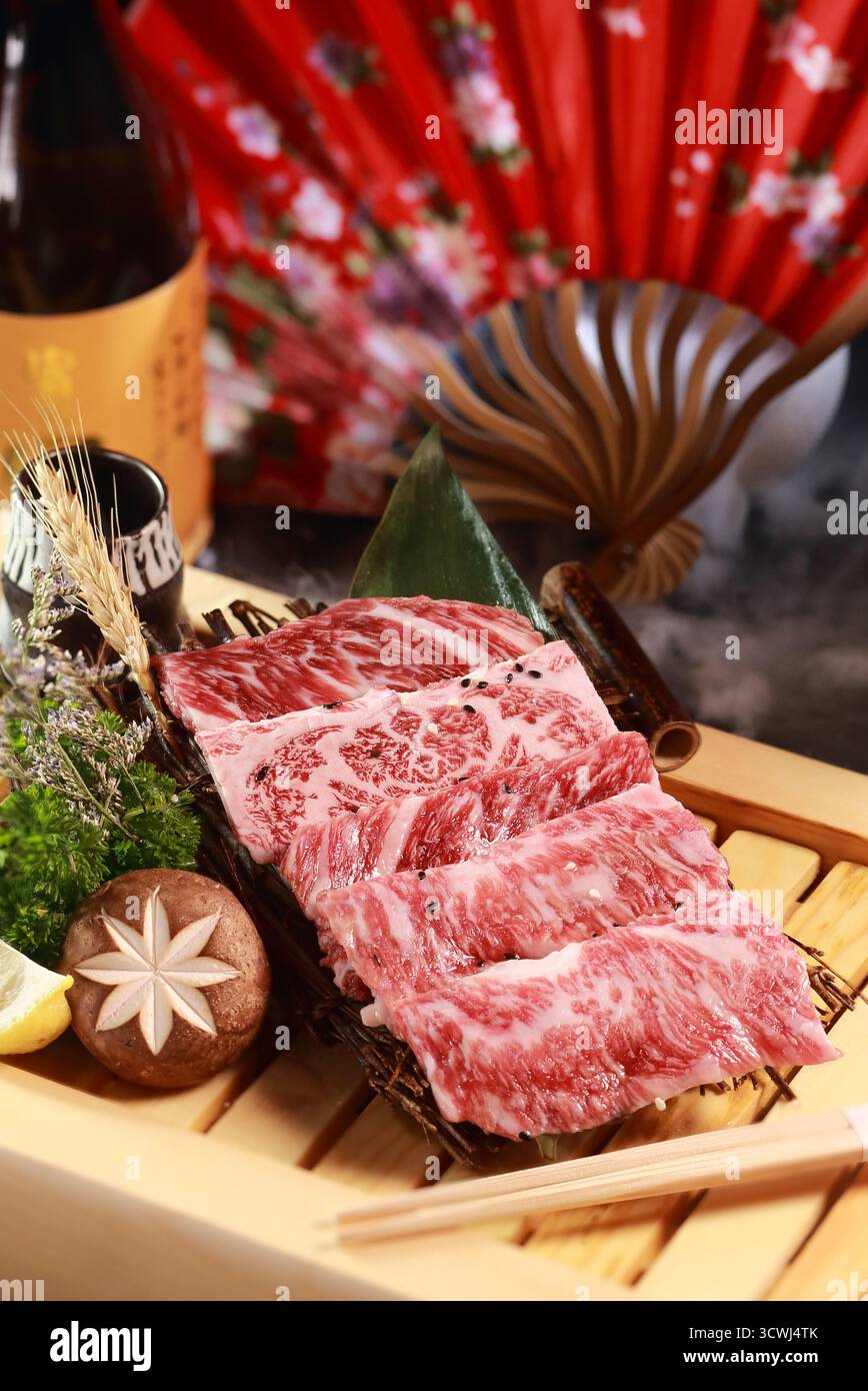 Sous-lame Wagyu Banque D'Images