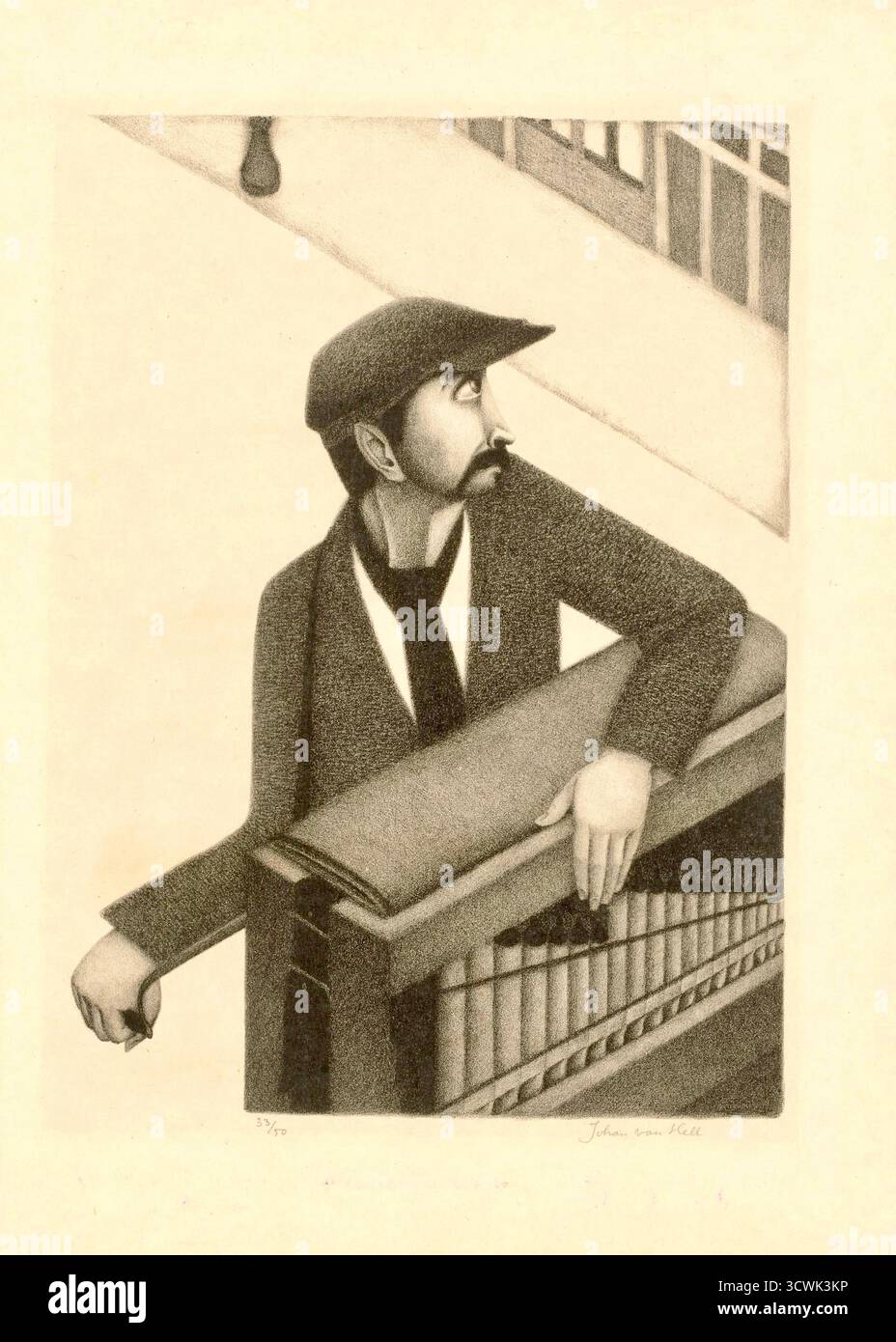 Johan van Hell - broyeur d'orgue Banque D'Images Johan van Hell - broyeur d'orgue Banque D'Images