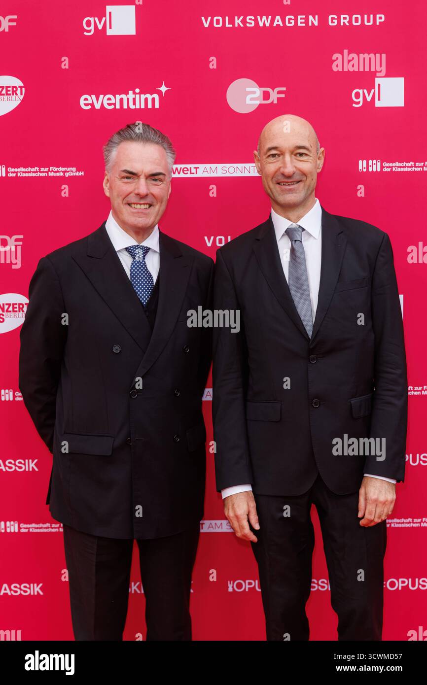 Prix - Deutscher Filmpreis 2024 Wiener Philamoniker beim Opus Klassik 2025 im Konzerthaus am Gendarmenmarkt AM 12.10.2025 à Berlin. *** Prix Prix du film allemand 2024 Orchestre Philharmonique de Vienne à l'Opus Klassik 2025 au Konzerthaus am Gendarmenmarkt le 12 10 2025 à Berlin Copyright : xEventpressxKochanx Banque D'Images