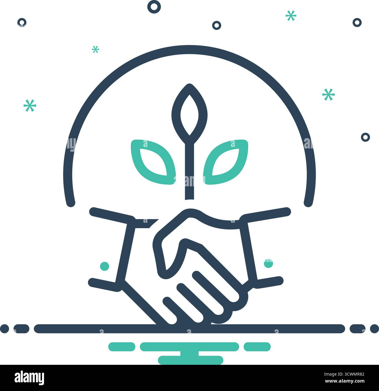 Icône pour le commerce équitable, équitable Illustration de Vecteur