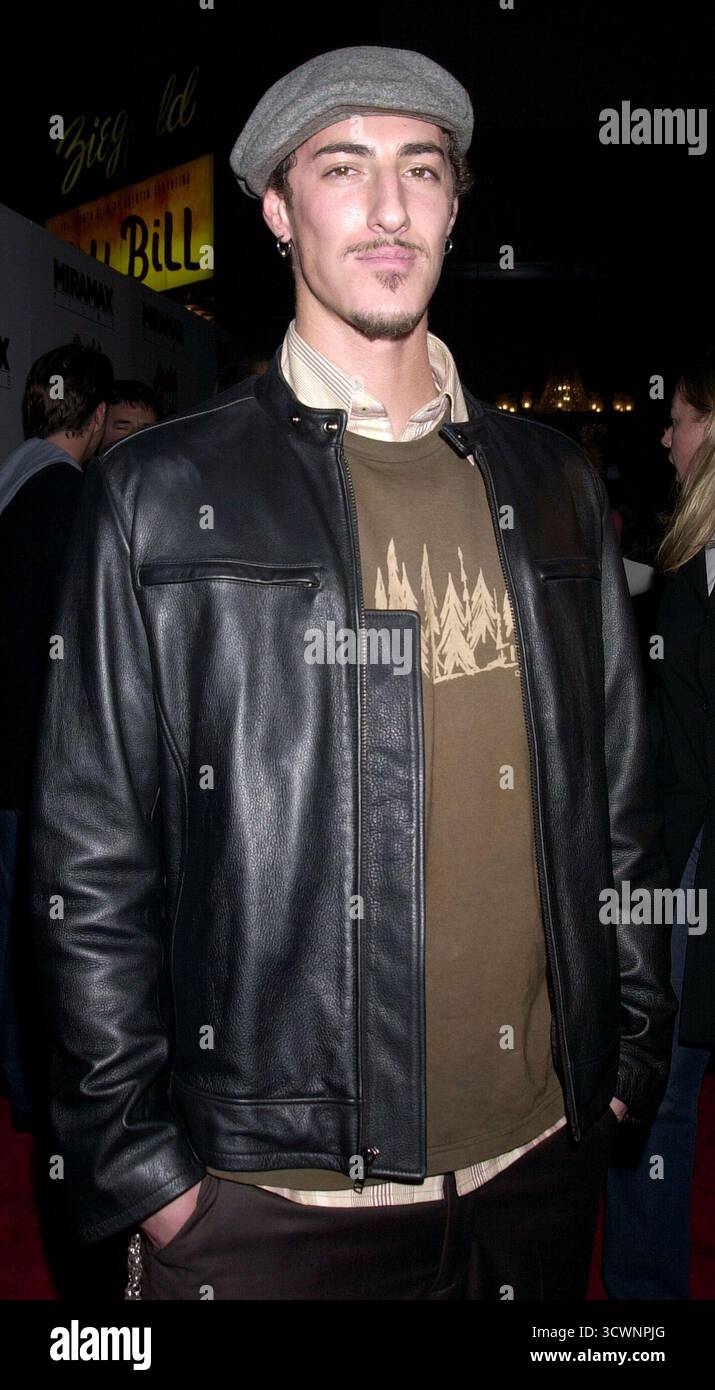 Eric Balfour à la première de 'Kill Bill', New York - 07/10/03 Banque D'Images