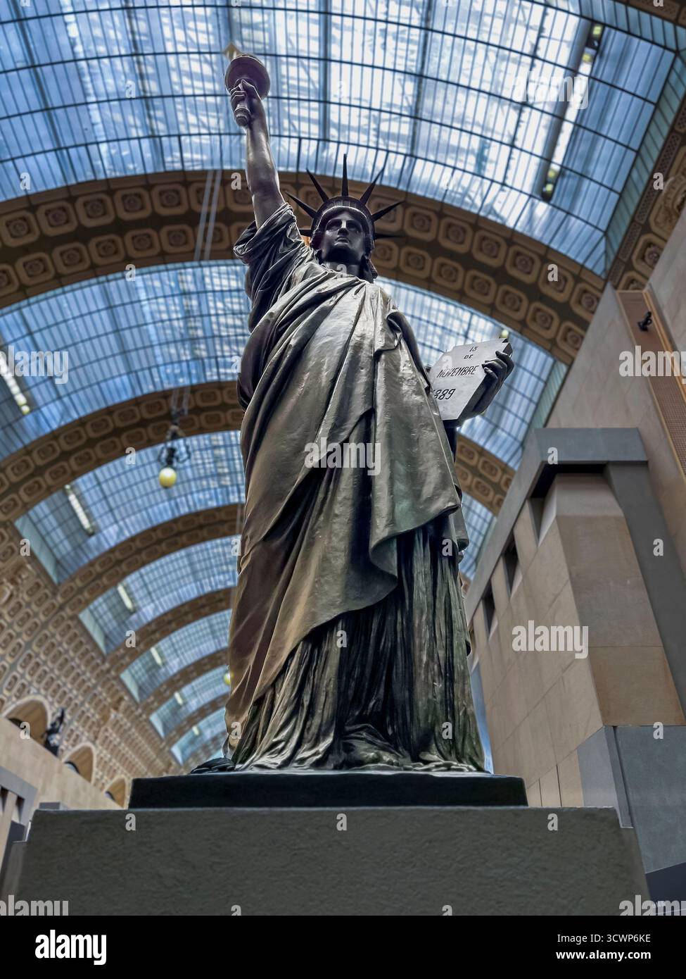 Paris, France, vue intérieure Musée d'Art moderne français, 'Musée d'Orsay', sculpture française, Frédéric-Auguste Bartholdi, 'liberté' Banque D'Images