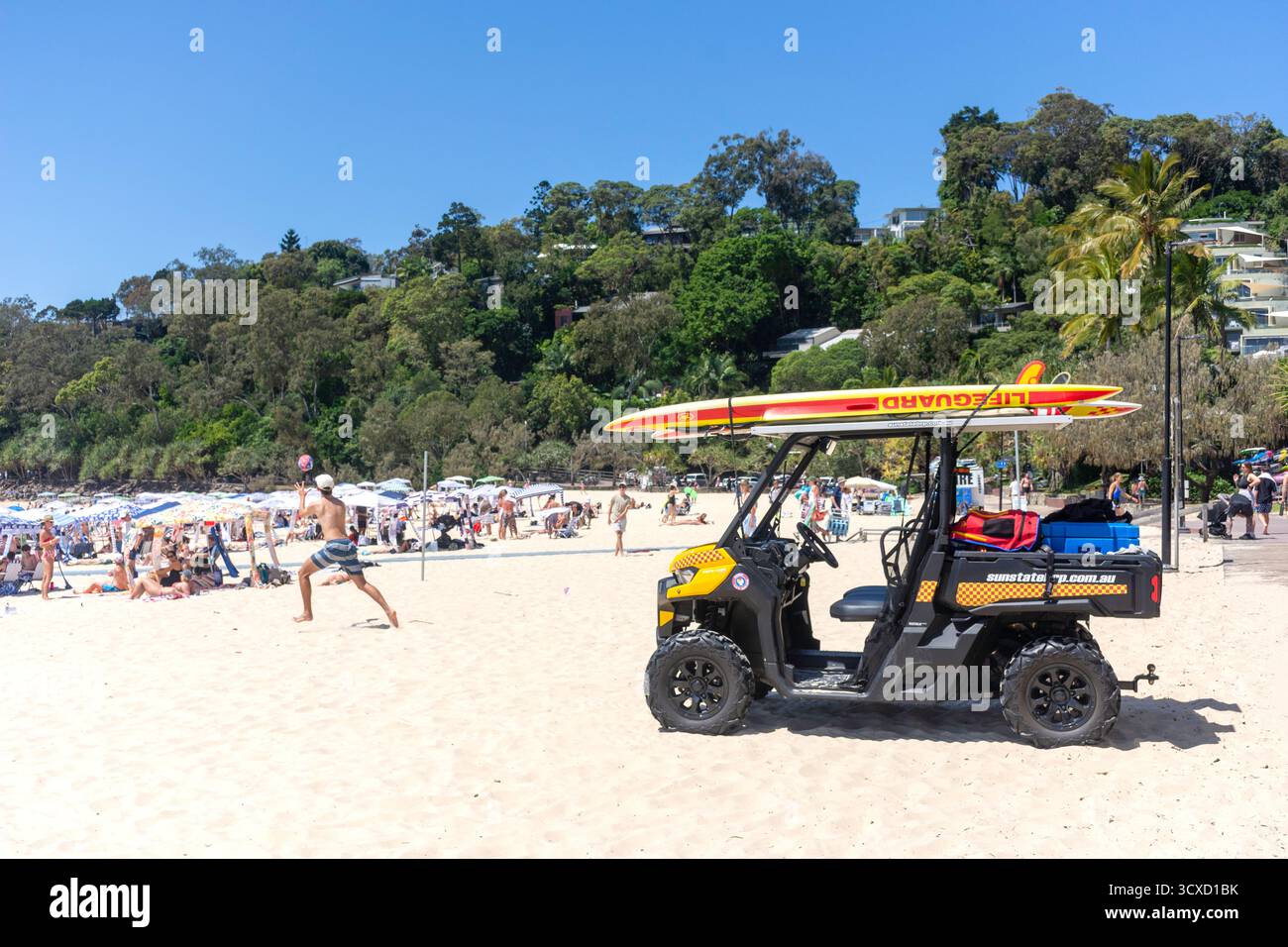 Noosa Heads main Beach, Noosa Heads, Shire of Noosa, Sunshine Coast Region, Queensland, Australie Banque D'Images