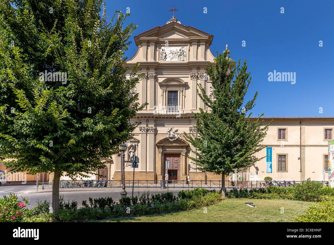 Florence, Italie - 15 juillet 2022 : Musée national de San Marco logé dans la section monumentale du monastère médiéval dominicain dédié à Saint Mar Banque D'Images