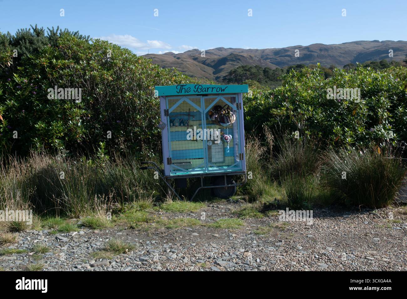 Road shop, Lochbuie, île de Mull, Écosse Banque D'Images